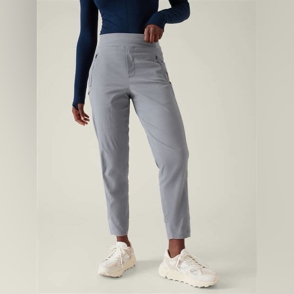 Athleta Trekkie North High Rise Jogger Pants — Coastline Blue, Size 10 - Picture 1 of 8